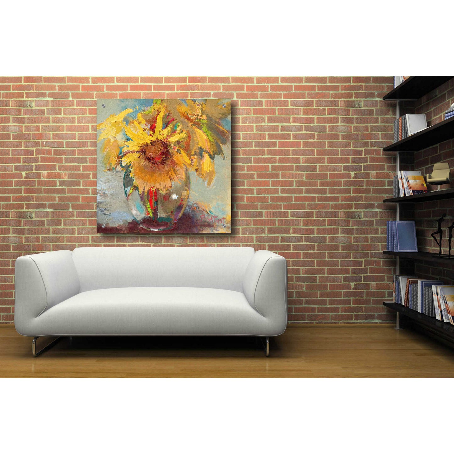 Epic Art 'Water Globe Blossoms' by Beth Forst, Acrylic Glass Wall Art,36x36