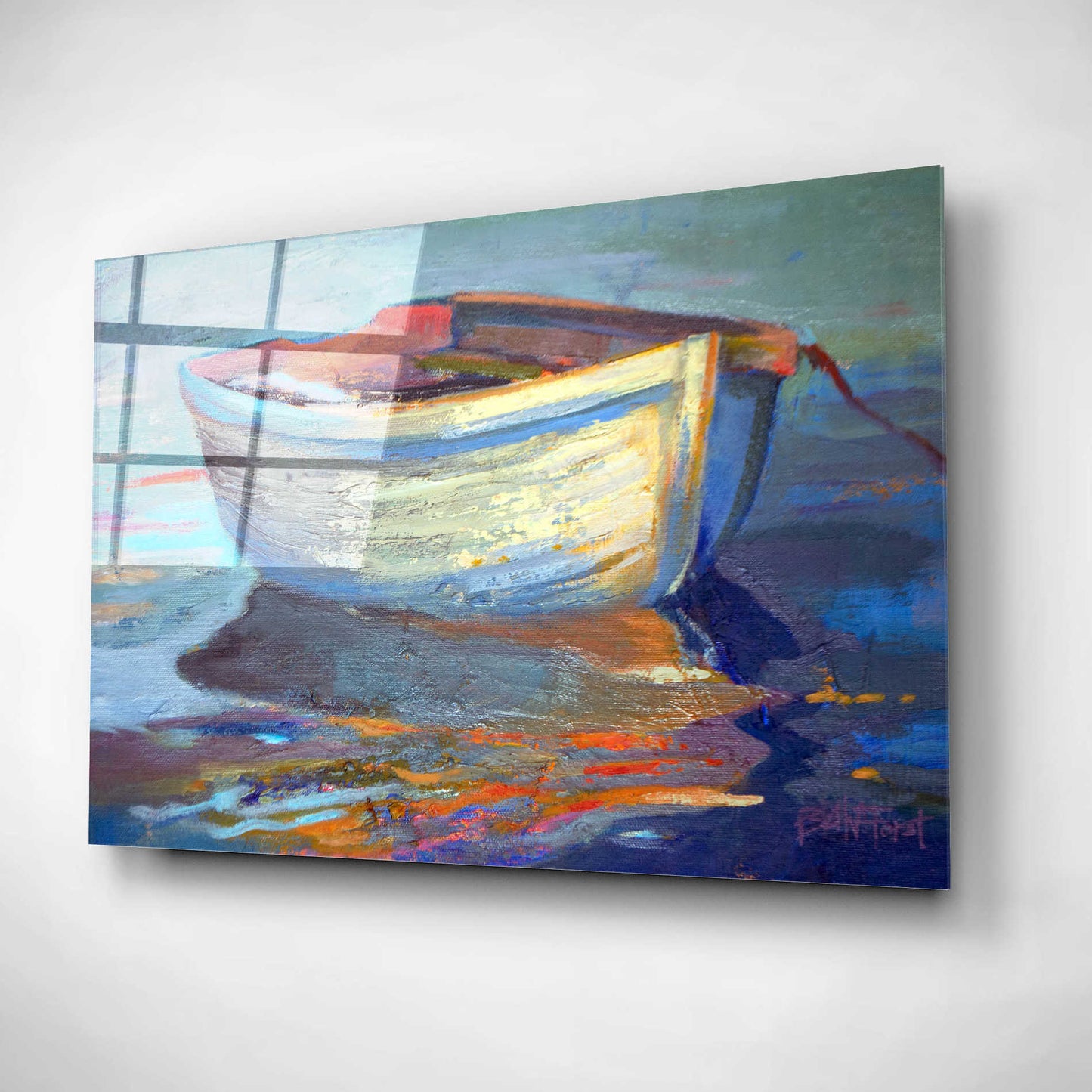 Epic Art 'Sail Away' by Beth Forst, Acrylic Glass Wall Art,16x12