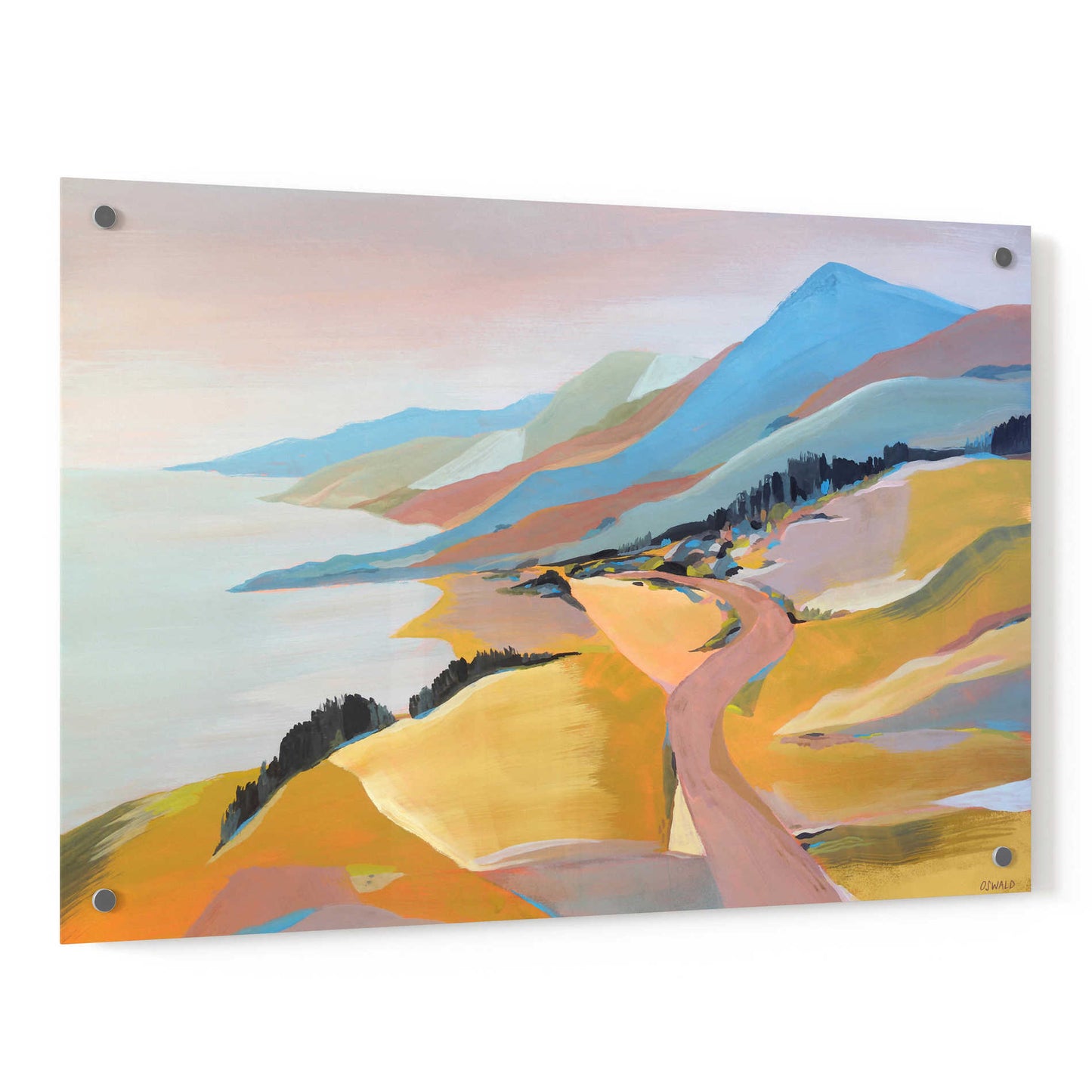 Epic Art 'Monterey to The Sea' by Pete Oswald, Acrylic Glass Wall Art,36x24