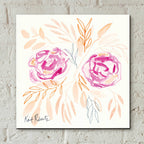 Epic Art 'Adore' by Kait Roberts, Acrylic Glass Wall Art,12x12