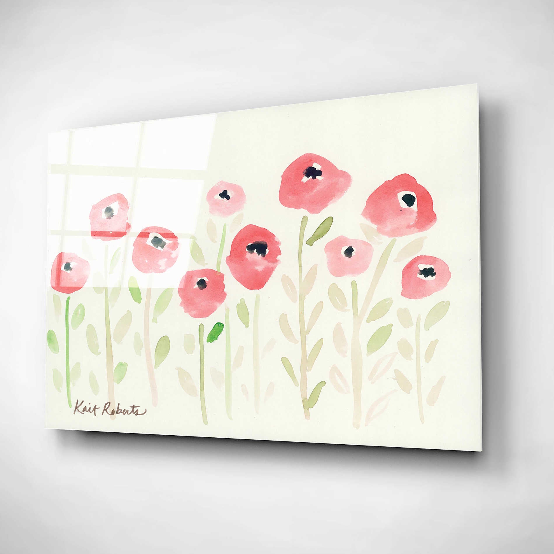 Epic Art 'Cutie' by Kait Roberts, Acrylic Glass Wall Art,24x16