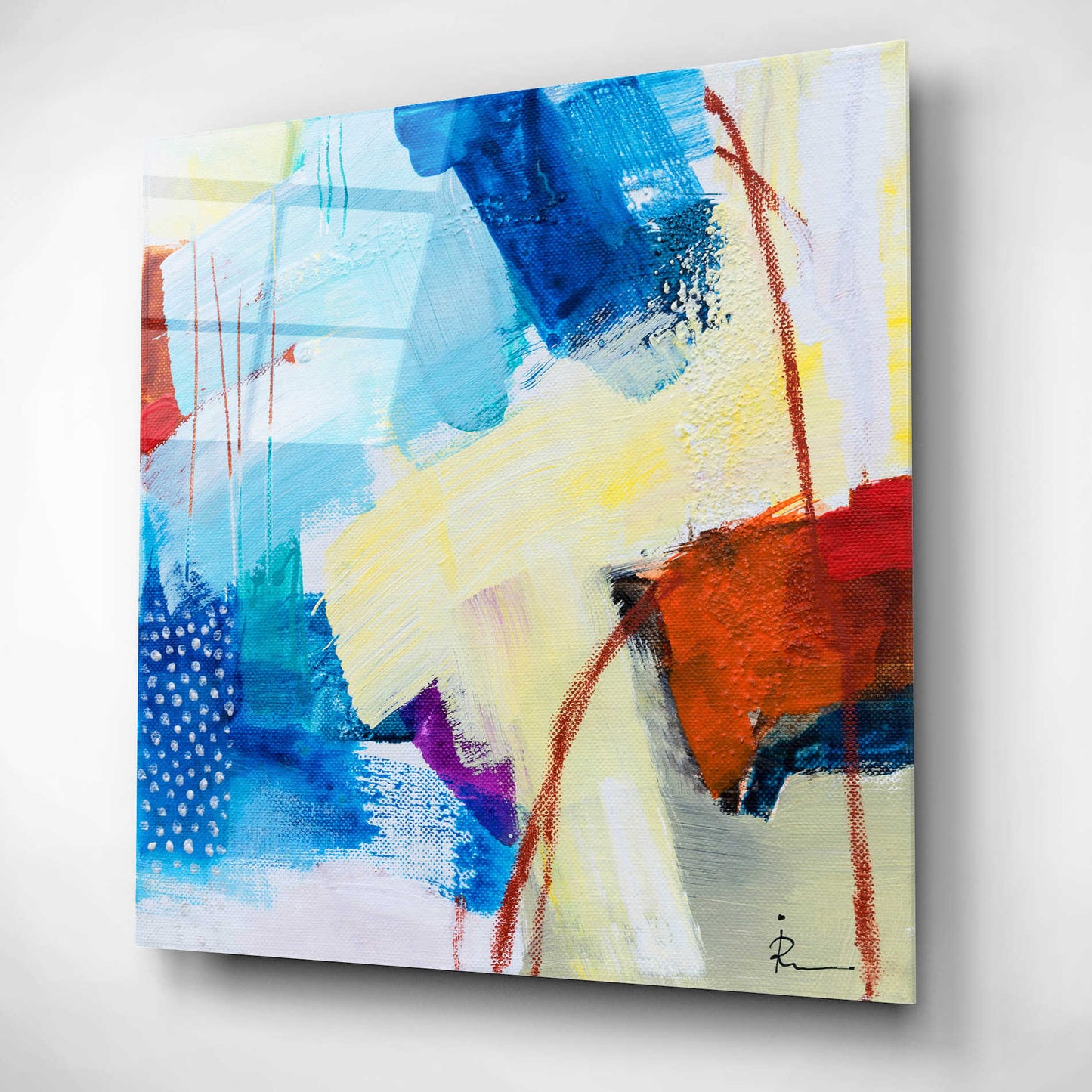 Epic Art 'Untitled 307' by Ira Ivanova, Acrylic Glass Wall Art,12x12