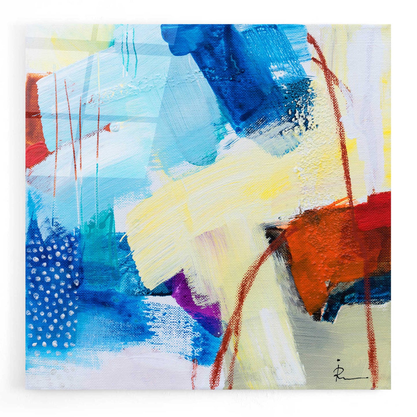 Epic Art 'Untitled 307' by Ira Ivanova, Acrylic Glass Wall Art,12x12