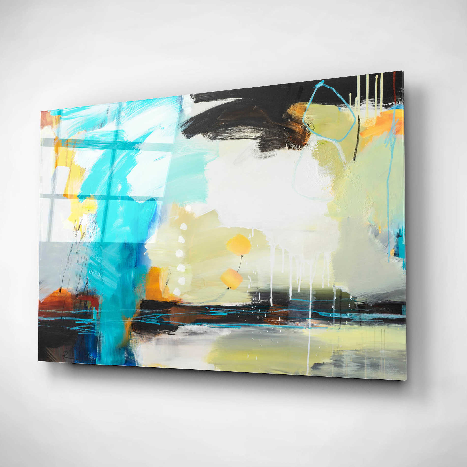 Epic Art 'Coast' by Ira Ivanova, Acrylic Glass Wall Art,16x12