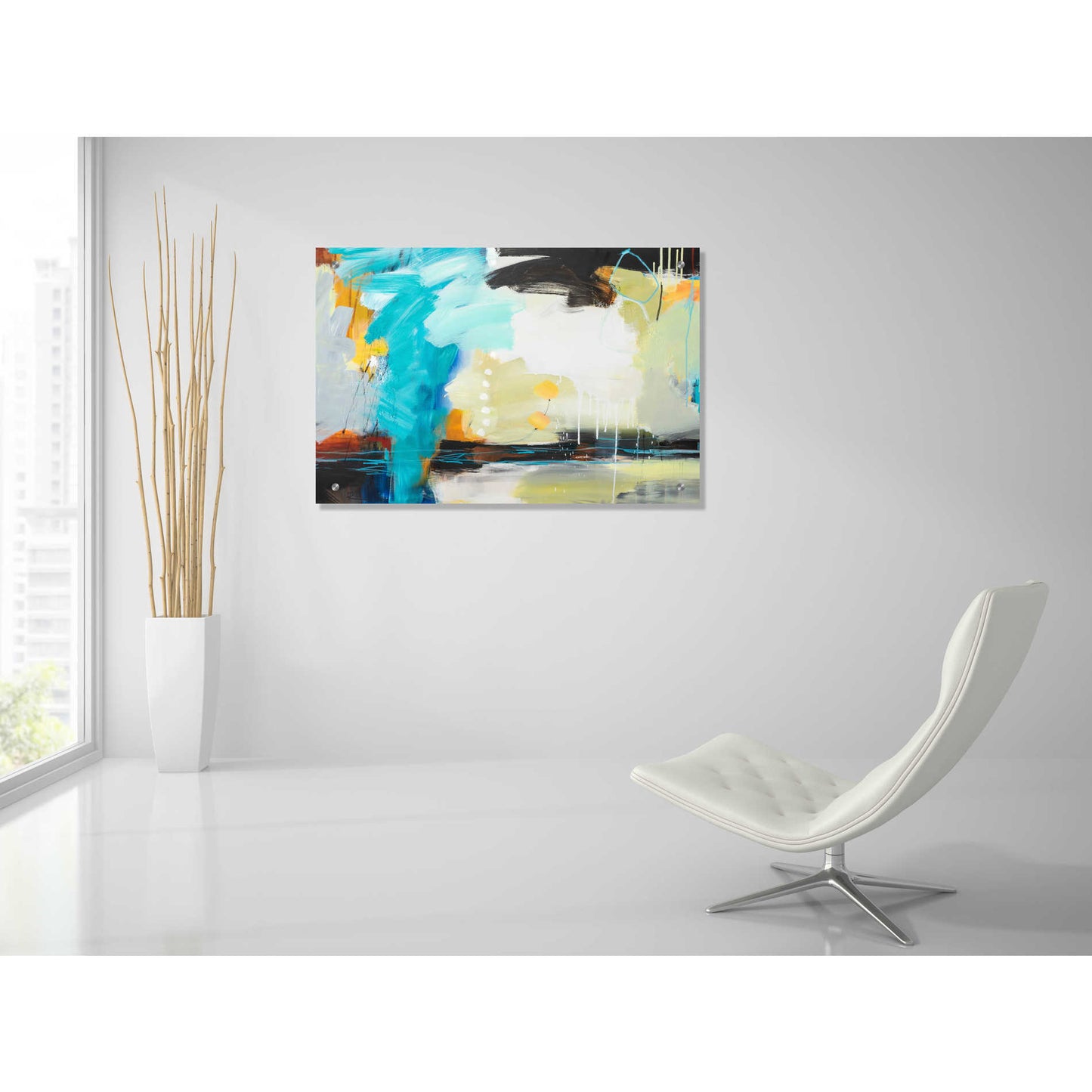 Epic Art 'Coast' by Ira Ivanova, Acrylic Glass Wall Art,36x24