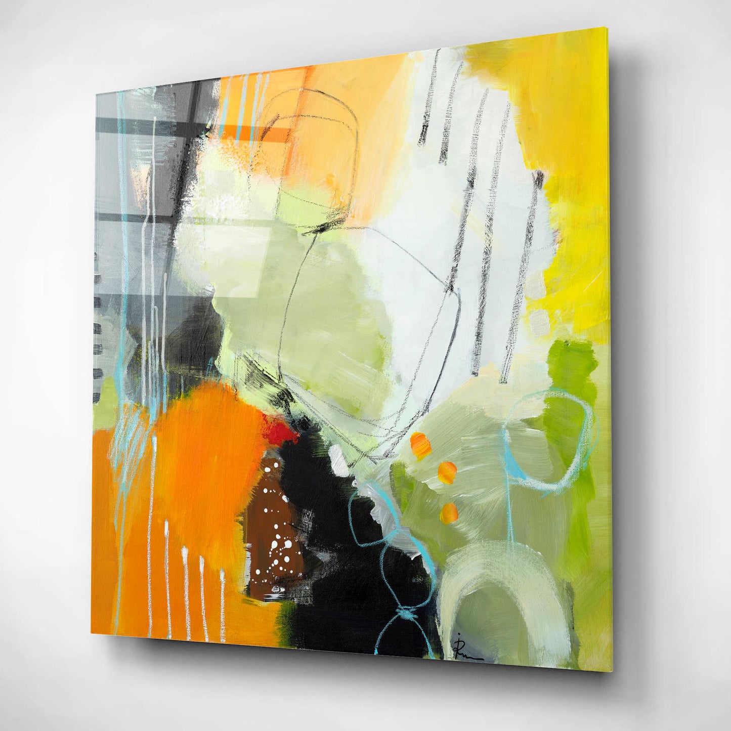 Epic Art 'Inspire 1' by Ira Ivanova, Acrylic Glass Wall Art,12x12