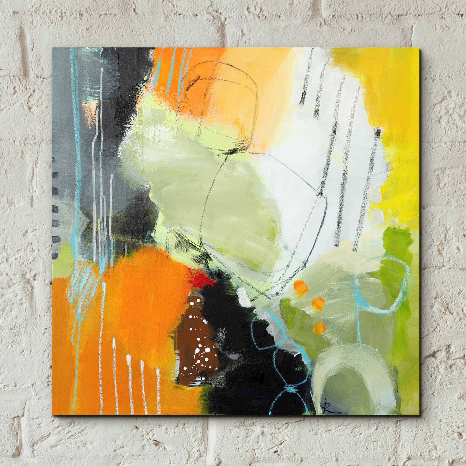 Epic Art 'Inspire 1' by Ira Ivanova, Acrylic Glass Wall Art,12x12