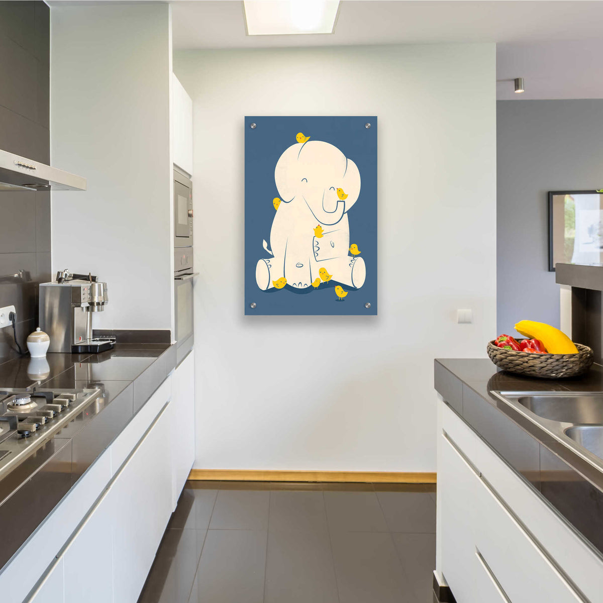 Epic Art 'Big Mama' by Jay Fleck, Acrylic Glass Wall Art,24x36