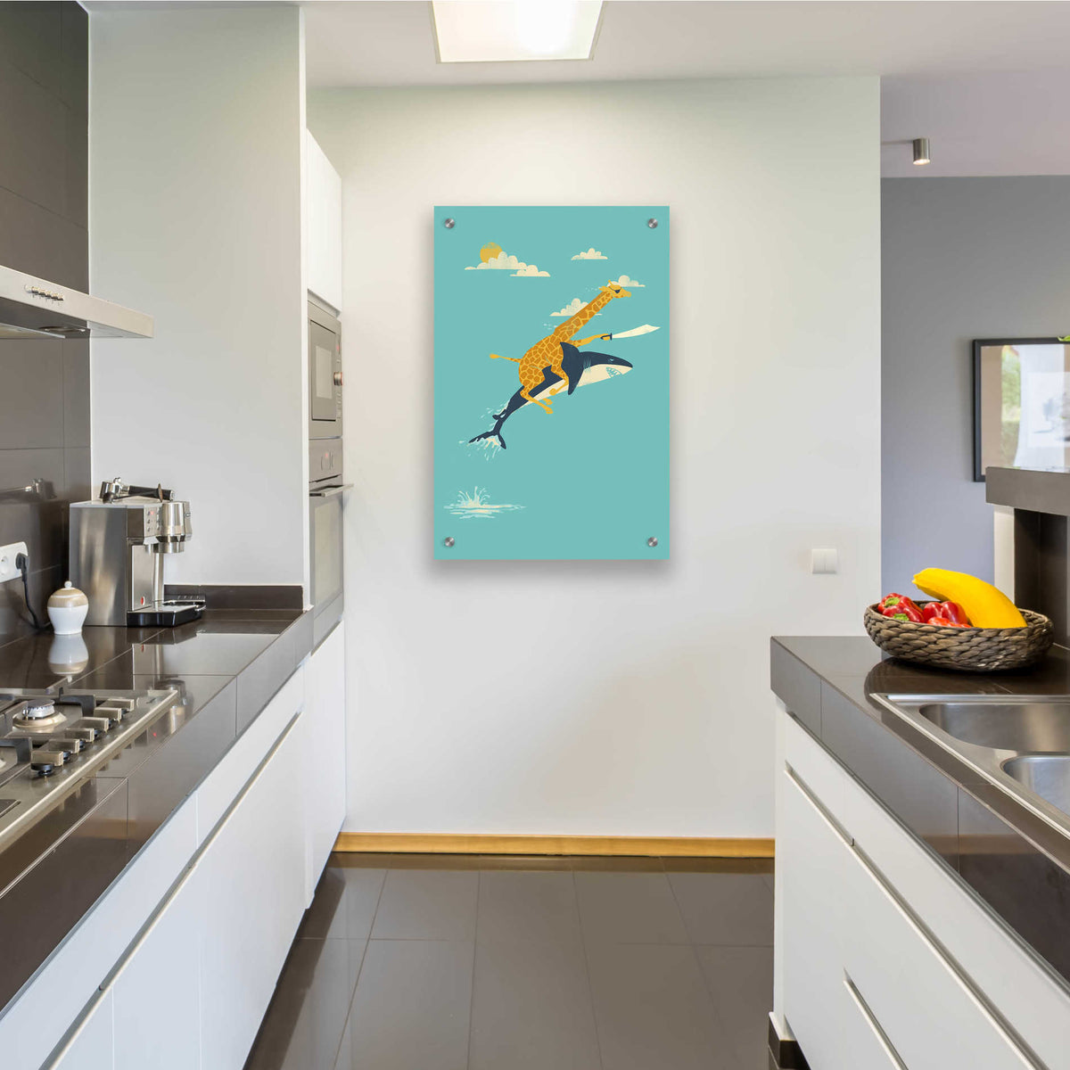 Epic Art 'Onward!' by Jay Fleck, Acrylic Glass Wall Art,24x36