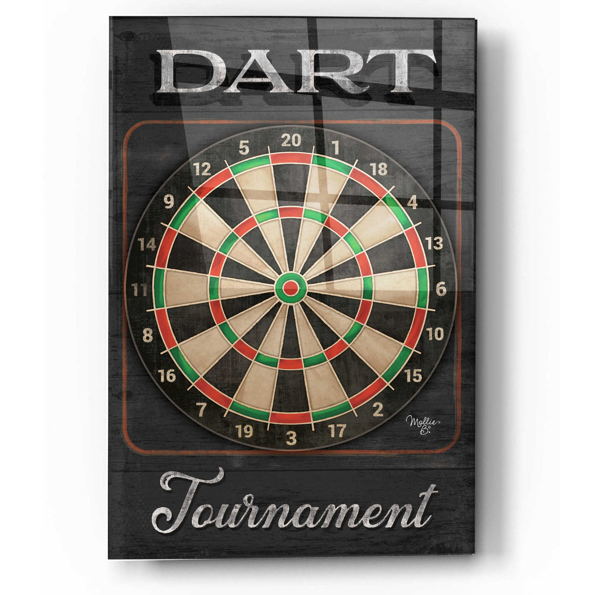 Epic Art 'Dart Tournament' by Mollie B, Acrylic Glass Wall Art