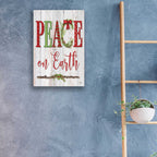 Epic Art 'Peace on Earth' by Mollie B, Acrylic Glass Wall Art,16x24