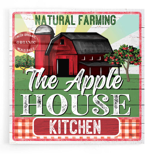 Epic Art 'The Apple House Kitchen' by Mollie B, Acrylic Glass Wall Art