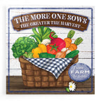 Epic Art 'The More One Sows' by Mollie B, Acrylic Glass Wall Art