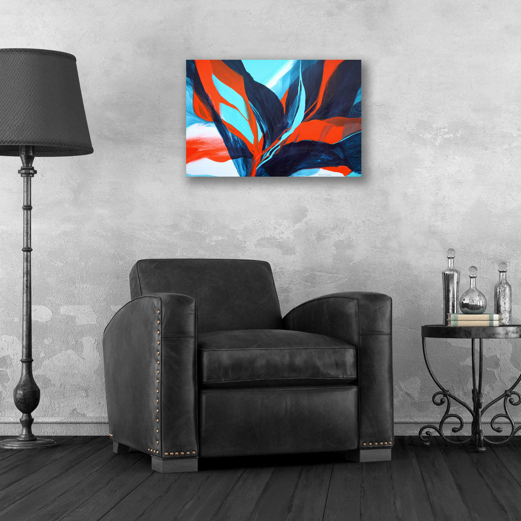 Epic Art 'Birds of Paradise' by Patricia Coulter, Acrylic Glass Wall Art,24x16
