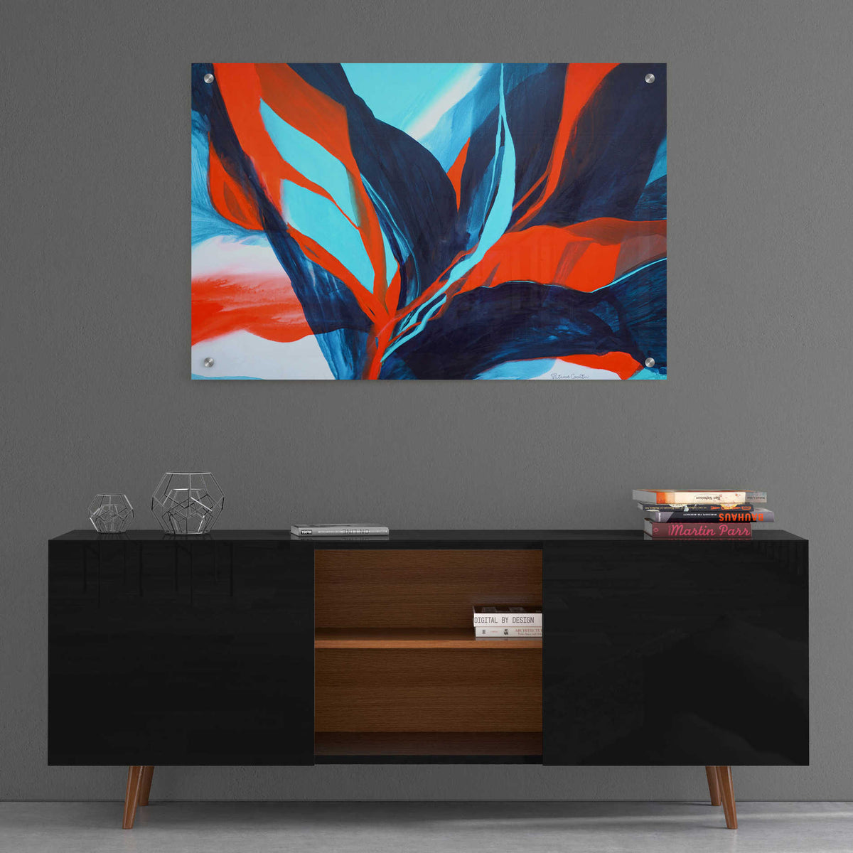 Epic Art 'Birds of Paradise' by Patricia Coulter, Acrylic Glass Wall Art,36x24