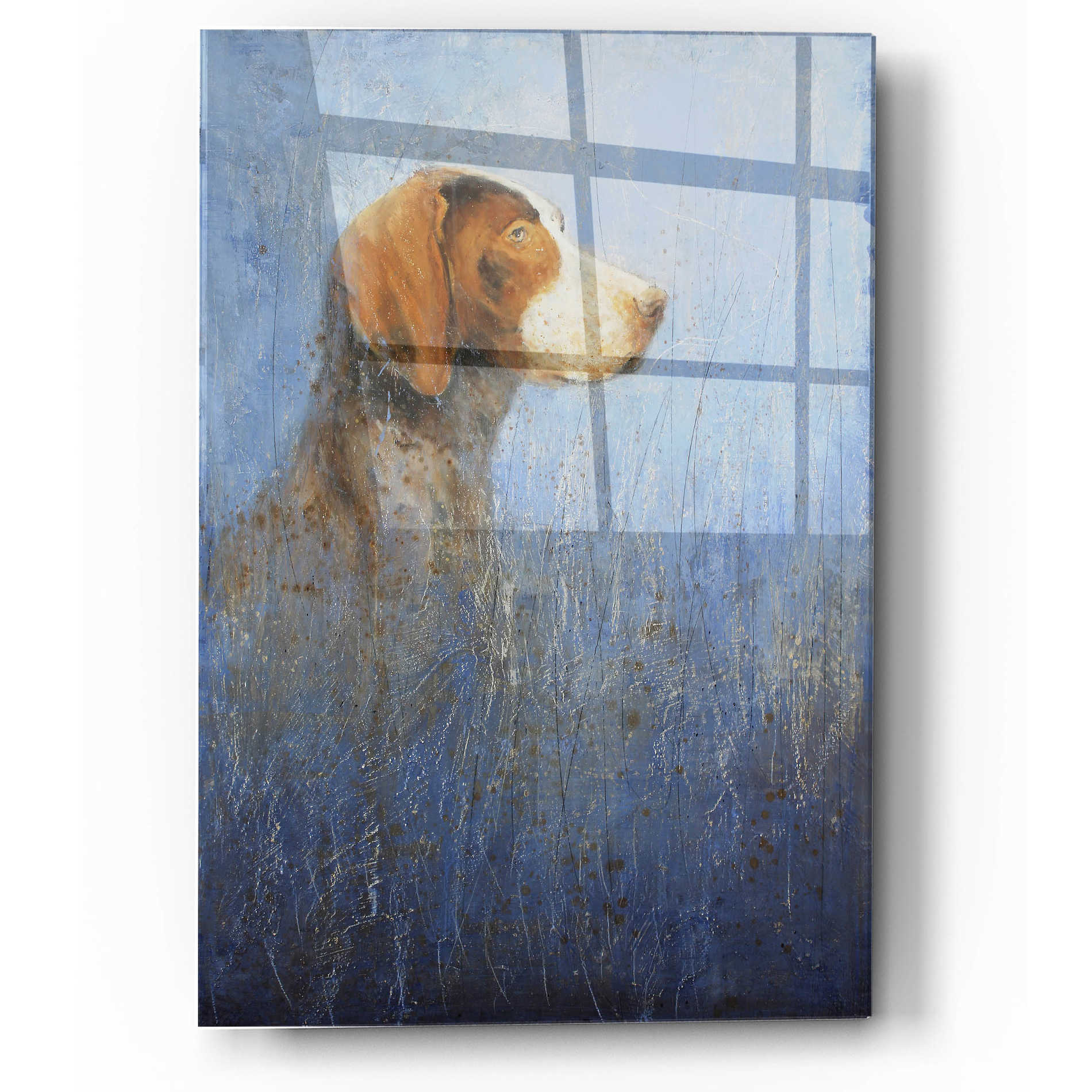 Epic Art 'A Very Good Dog' by Matt Flint, Acrylic Glass Wall Art,12x16