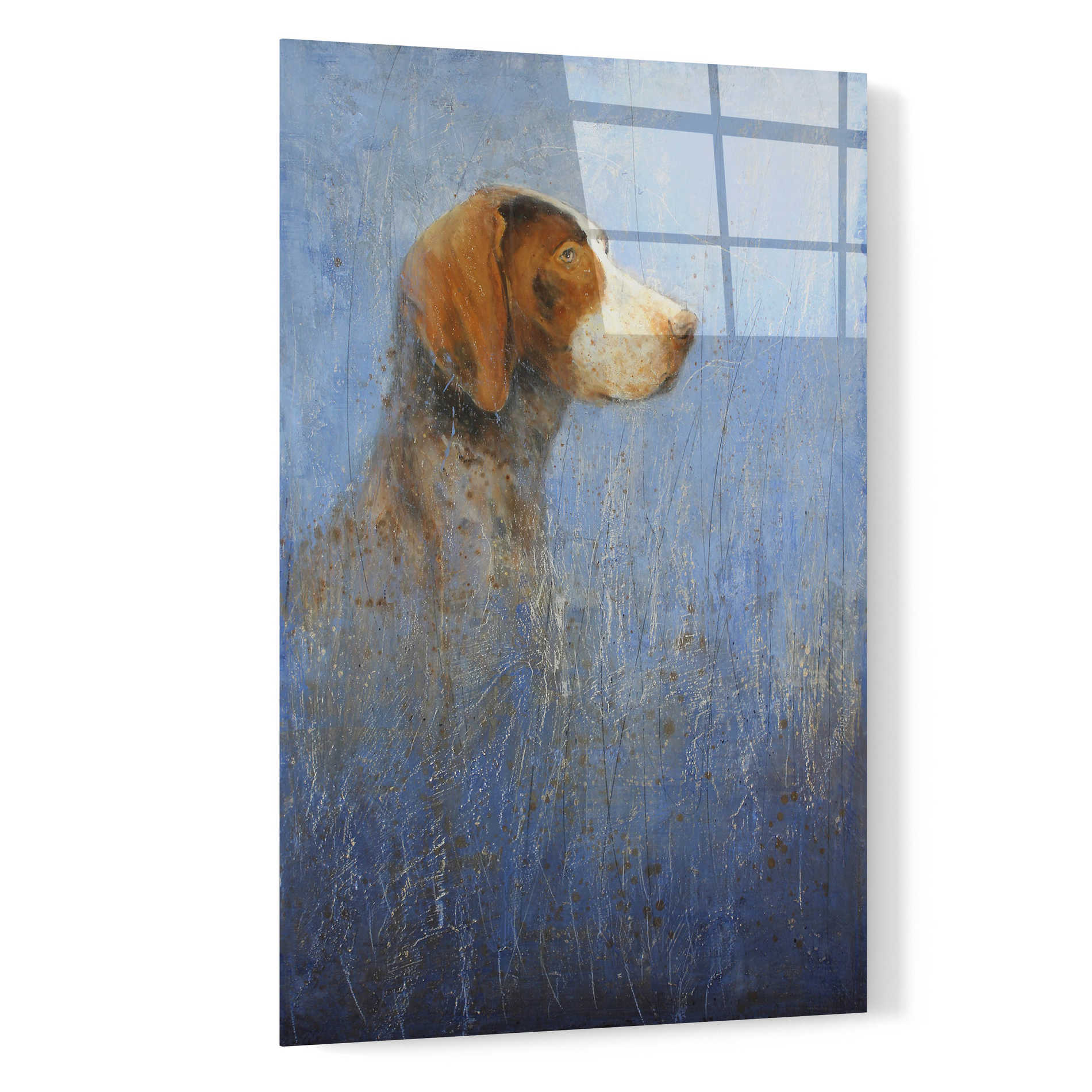 Epic Art 'A Very Good Dog' by Matt Flint, Acrylic Glass Wall Art,16x24