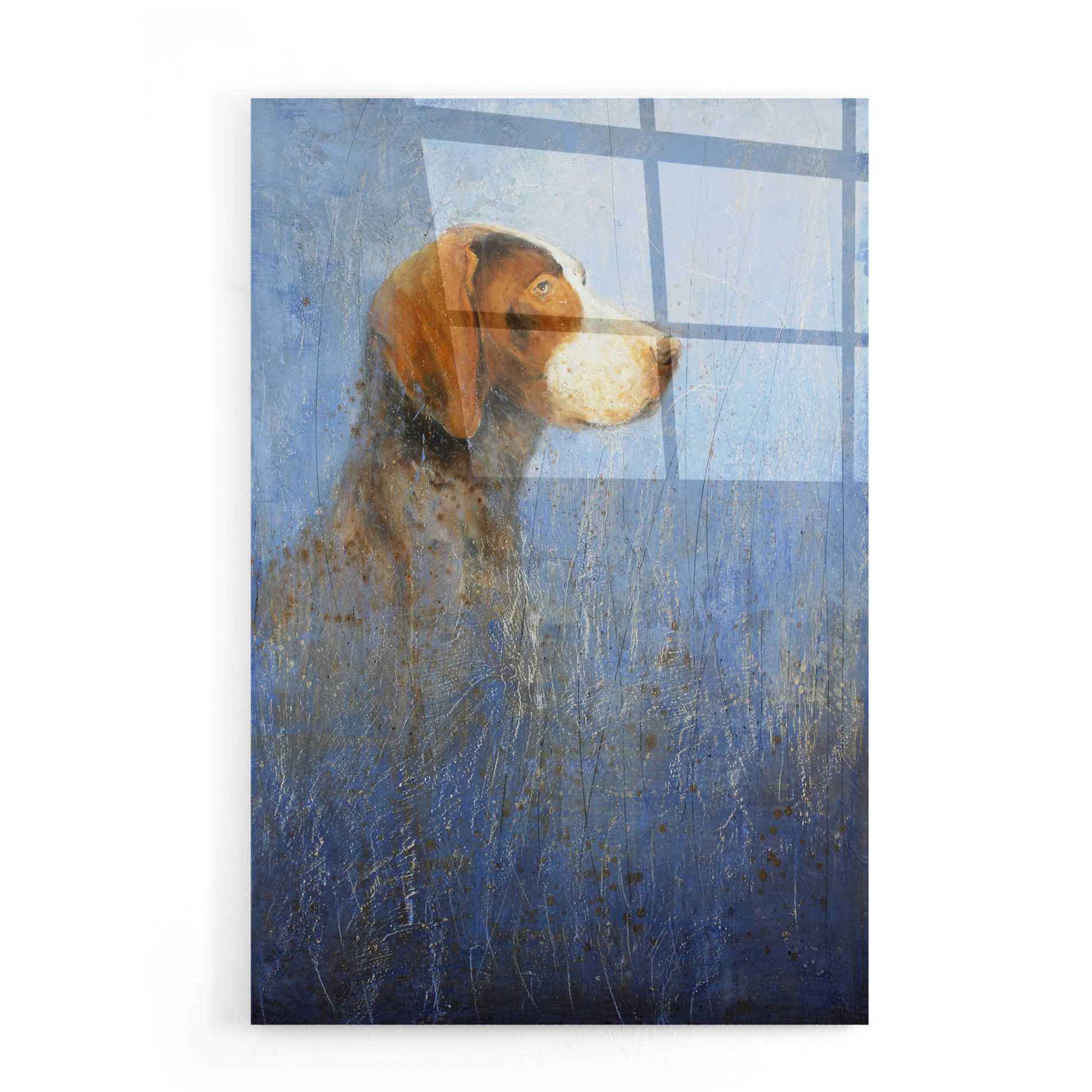 Epic Art 'A Very Good Dog' by Matt Flint, Acrylic Glass Wall Art,16x24