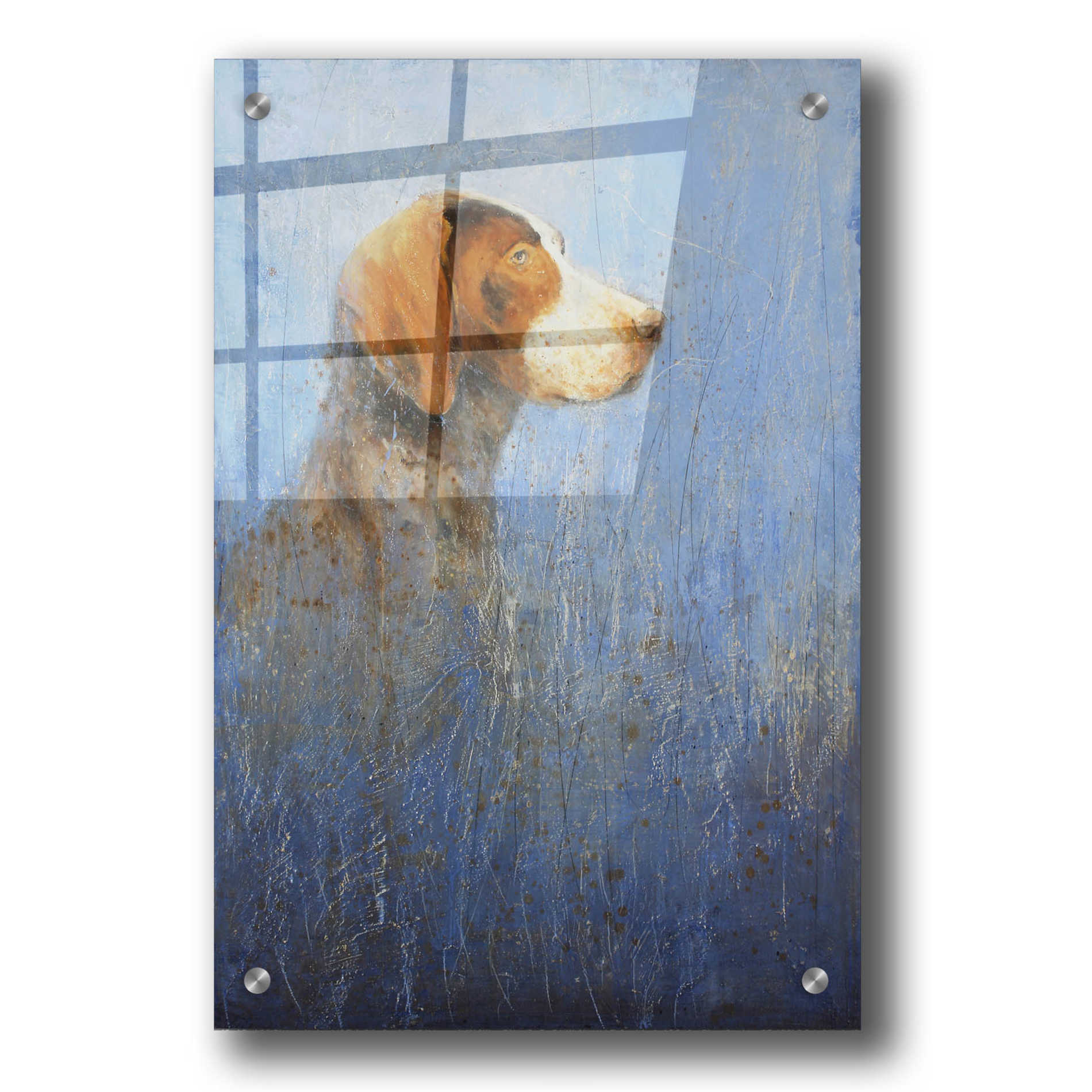 Epic Art 'A Very Good Dog' by Matt Flint, Acrylic Glass Wall Art,24x36