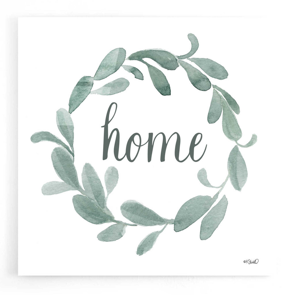 Epic Art 'Welcome Home Wreath' by Kate Sherrill, Acrylic Glass Wall Art