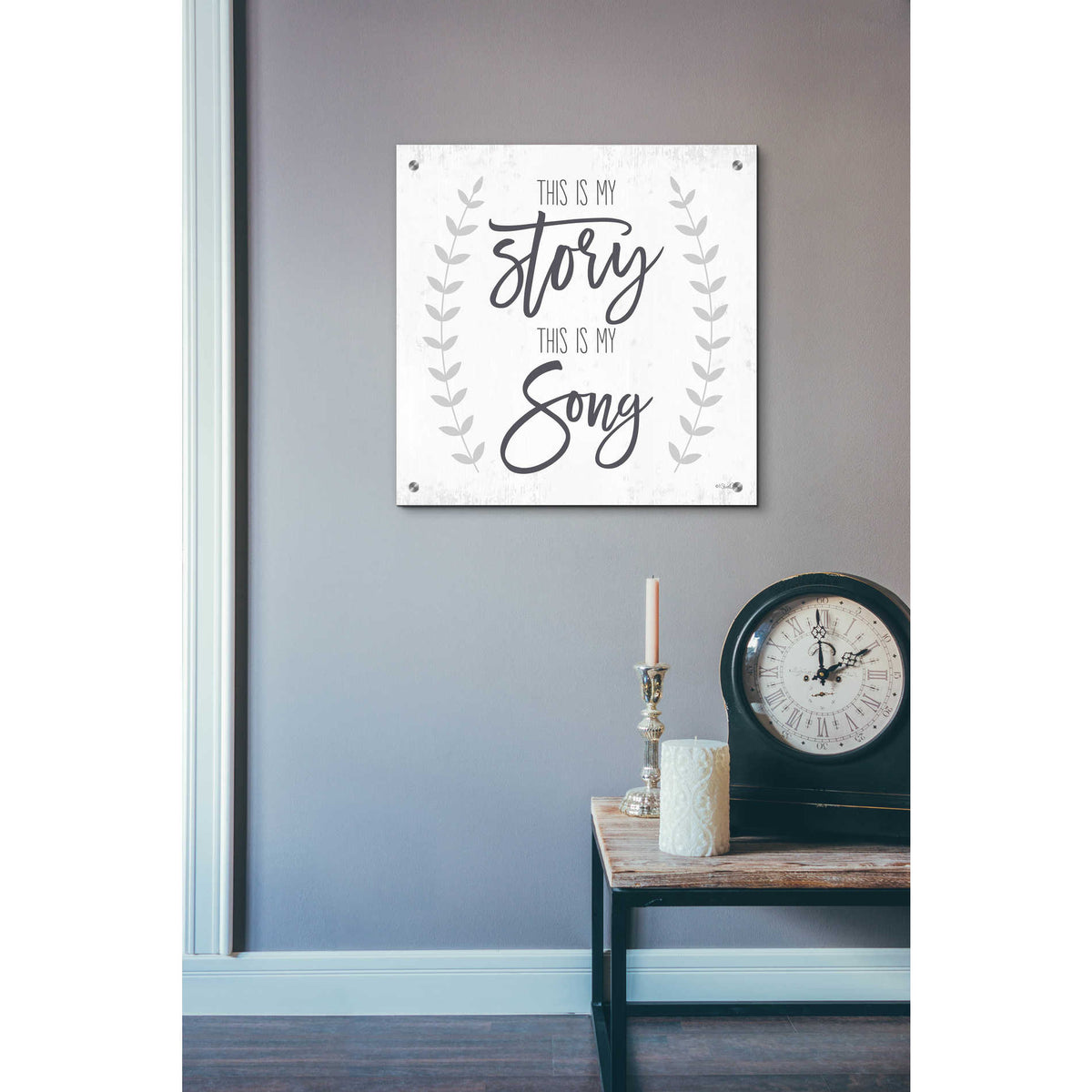 Epic Art 'This is My Story I' by Kate Sherrill, Acrylic Glass Wall Art,24x24