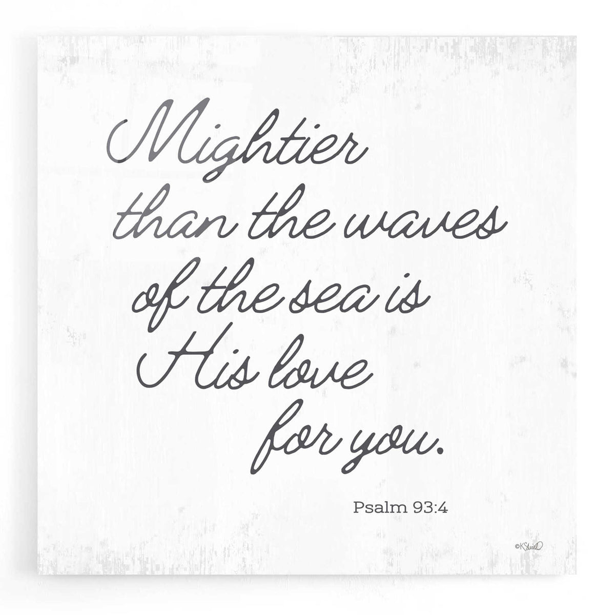 Epic Art 'Mightier than the Waves' by Kate Sherrill, Acrylic Glass Wall Art