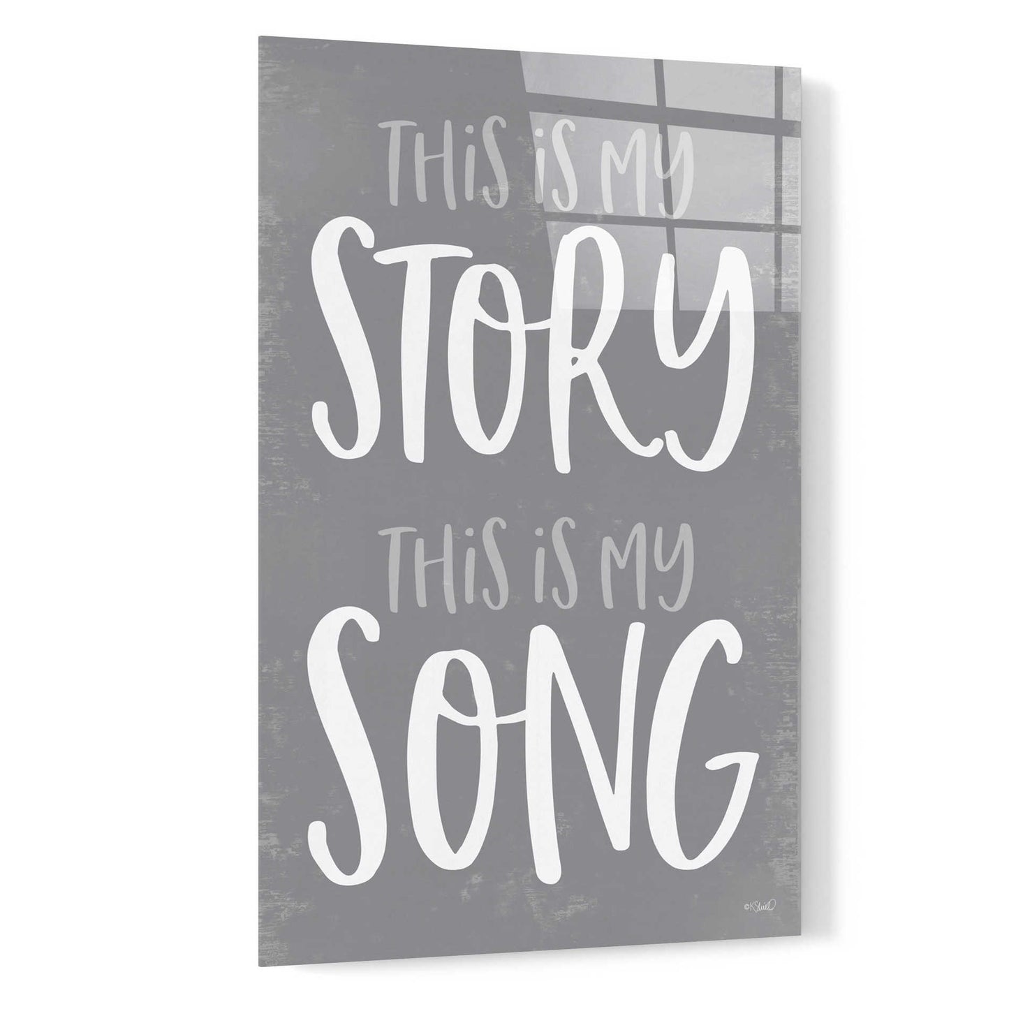 Epic Art 'This Is My Story' by Kate Sherrill, Acrylic Glass Wall Art,16x24