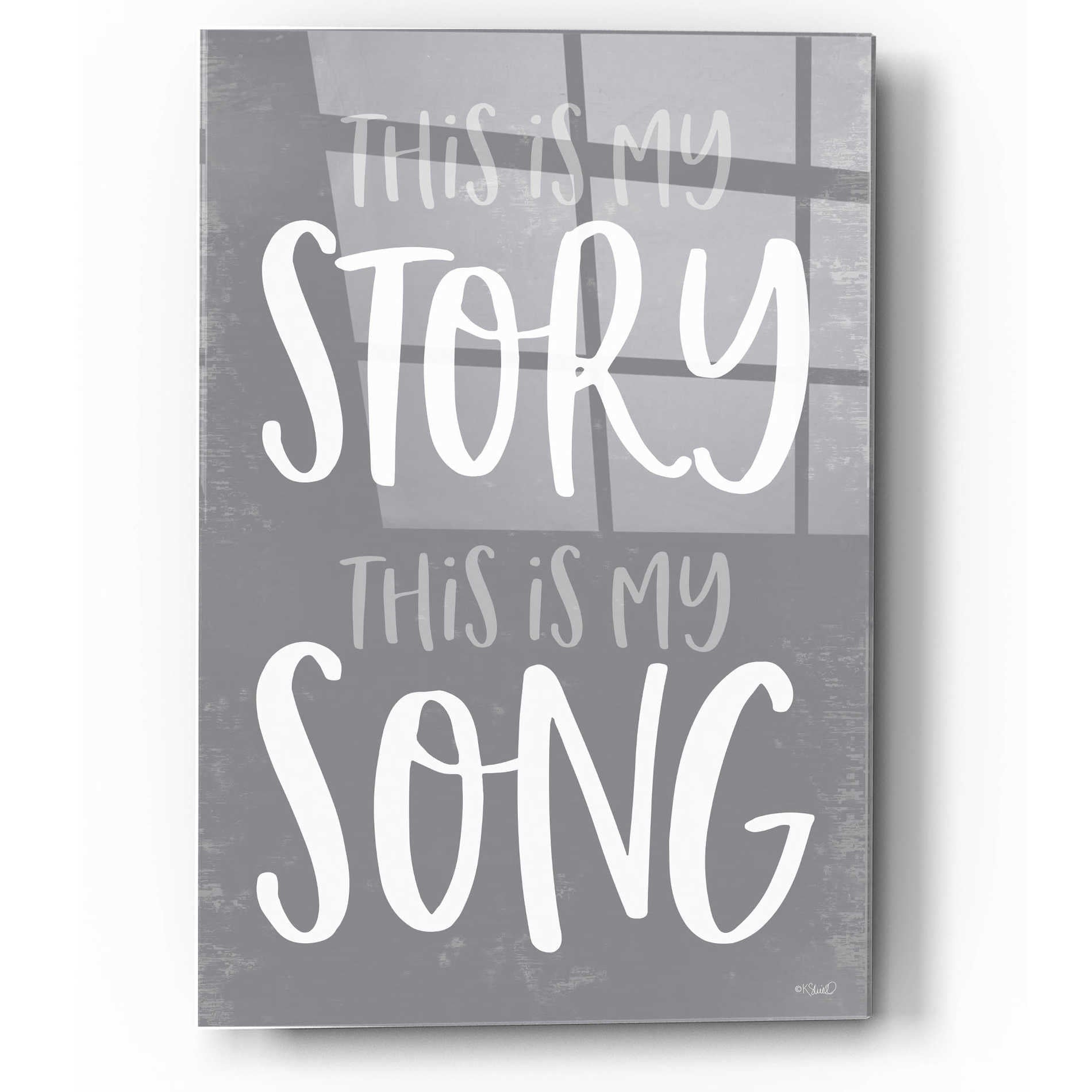 Epic Art 'This Is My Story' by Kate Sherrill, Acrylic Glass Wall Art