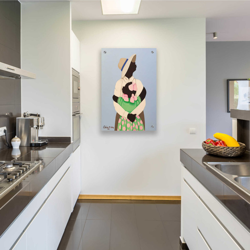 Epic Art 'Daddy' by Cassandra Gillens, Acrylic Glass Wall Art,24x36