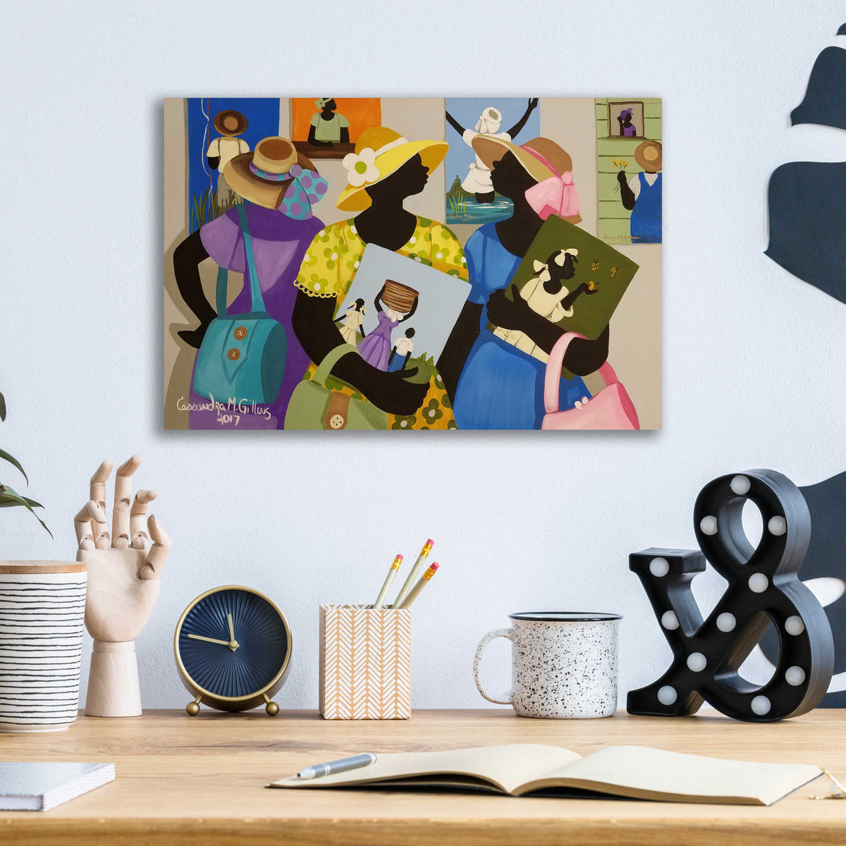 Epic Art 'Buy Art' by Cassandra Gillens, Acrylic Glass Wall Art,16x12