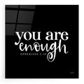 Epic Art 'You Are Enough' by Lux + Me Designs, Acrylic Glass Wall Art