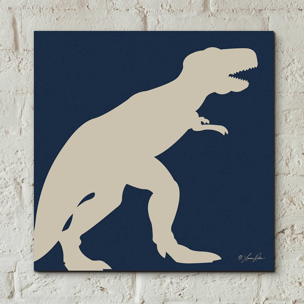 Epic Art 'Dino I' by Lauren Rader, Acrylic Glass Wall Art,12x12