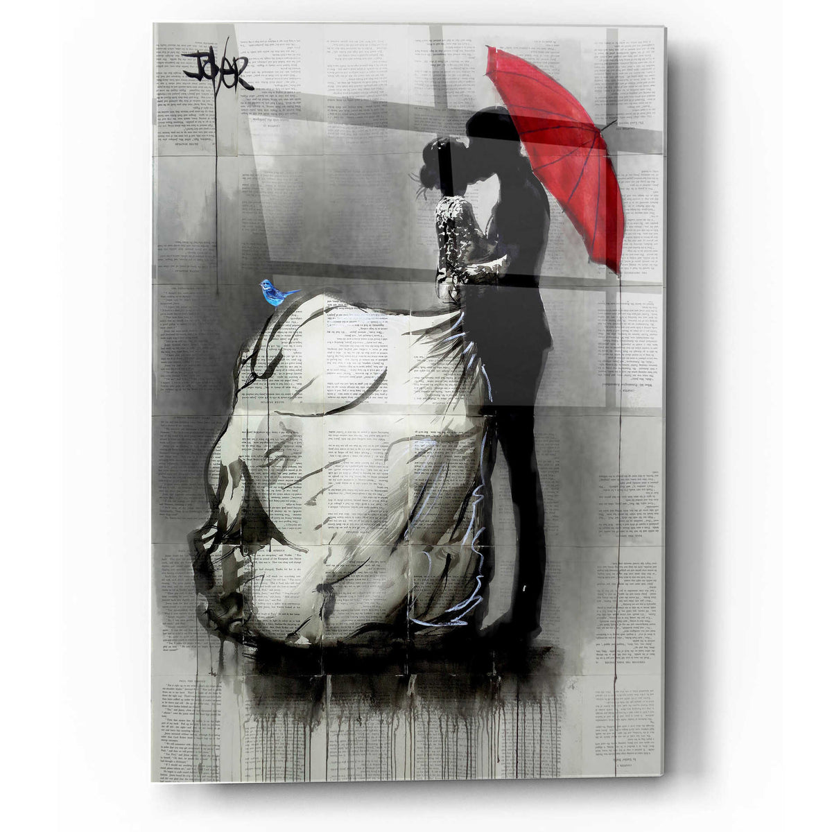 Epic Art 'Big Dresss' by Loui Jover, Acrylic Glass Wall Art
