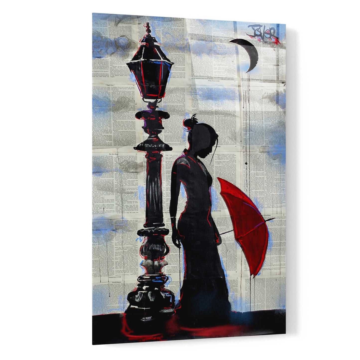 Epic Art "Lamp" by Loui Jover, Acrylic Glass Wall Art,16x24