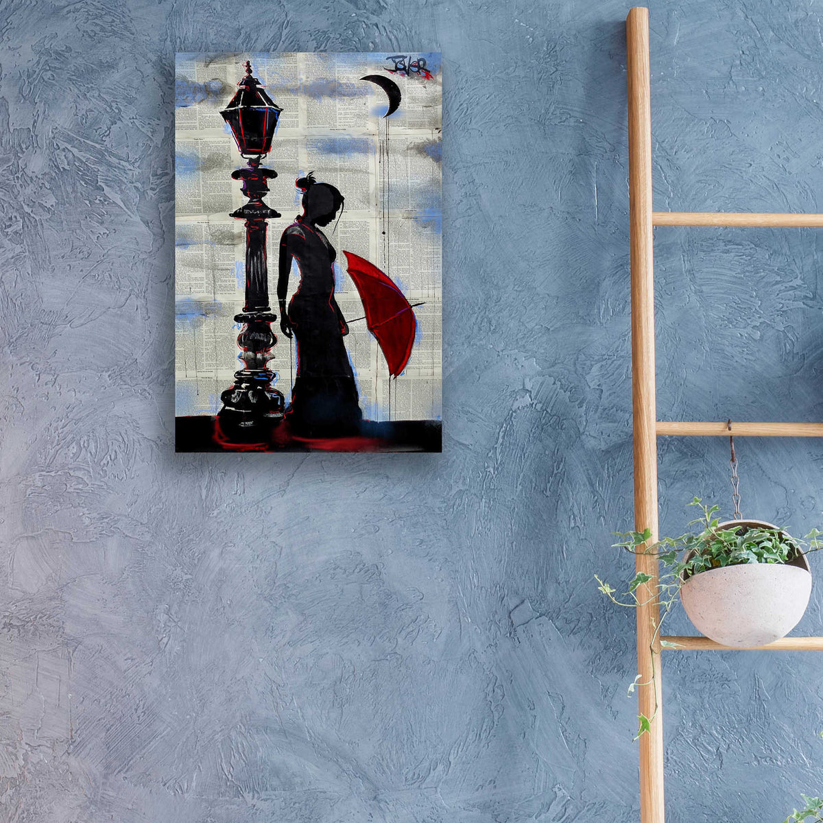 Epic Art "Lamp" by Loui Jover, Acrylic Glass Wall Art,16x24