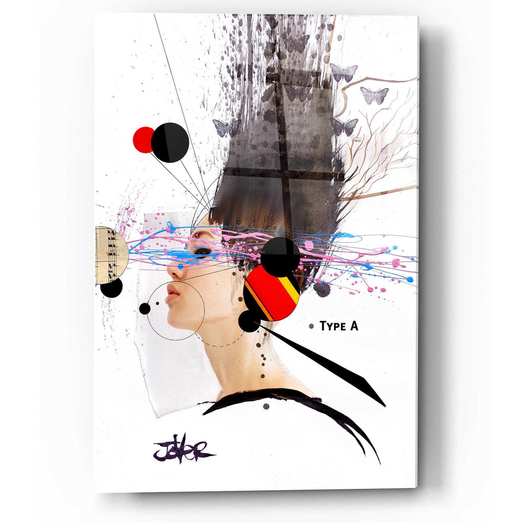 Epic Art 'Type A' by Loui Jover, Acrylic Glass Wall Art