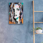 Epic Art 'Valery' by Loui Jover, Acrylic Glass Wall Art,16x24