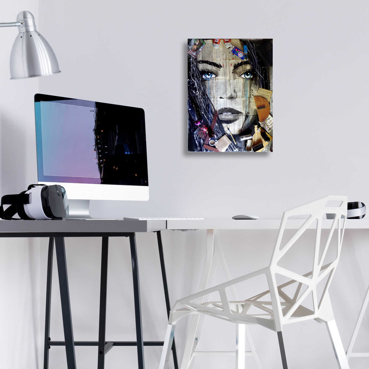 Epic Art 'Winter Song Studio' by Loui Jover, Acrylic Glass Wall Art,12x16