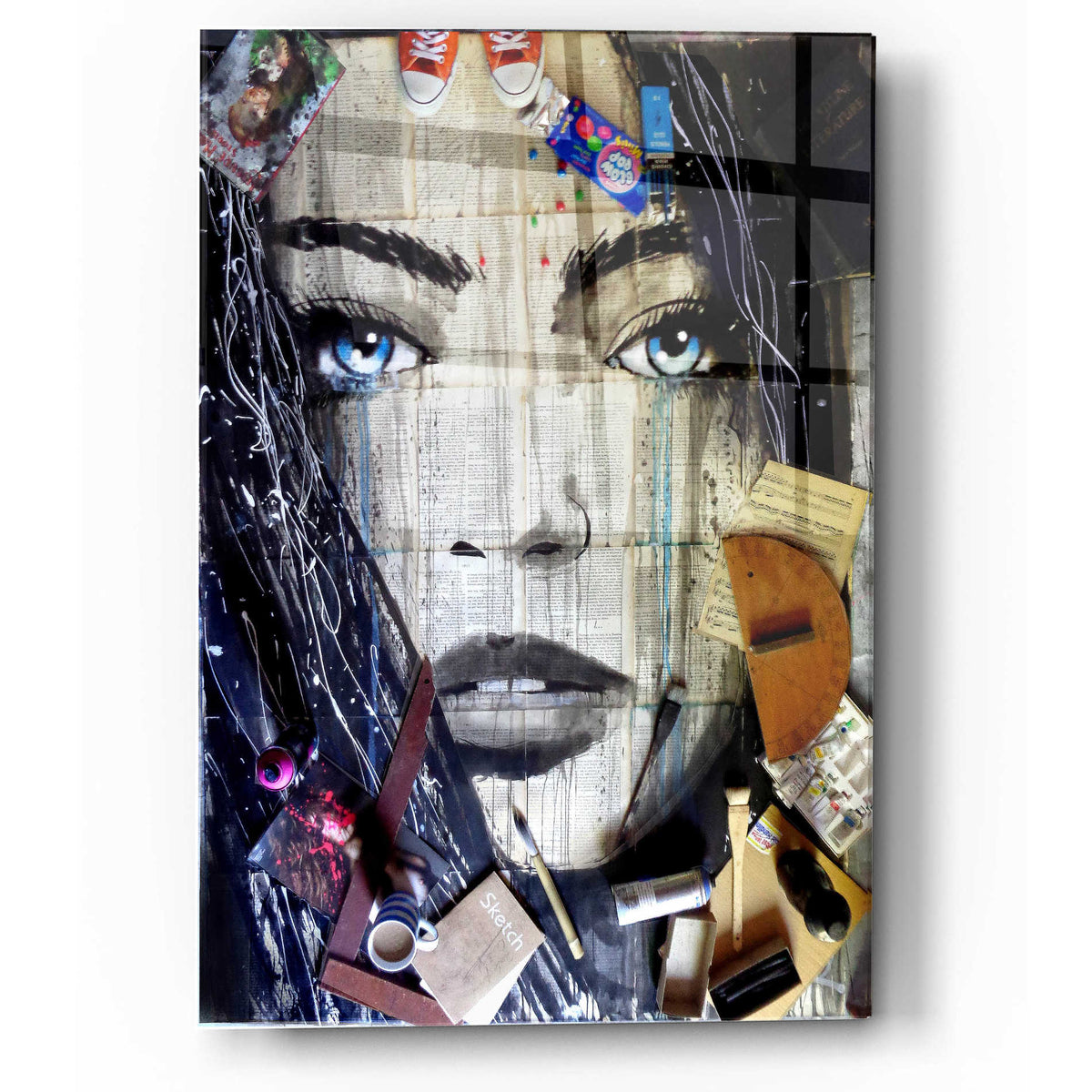 Epic Art 'Winter Song Studio' by Loui Jover, Acrylic Glass Wall Art