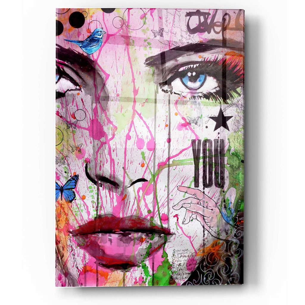 Epic Art 'You' by Loui Jover, Acrylic Glass Wall Art