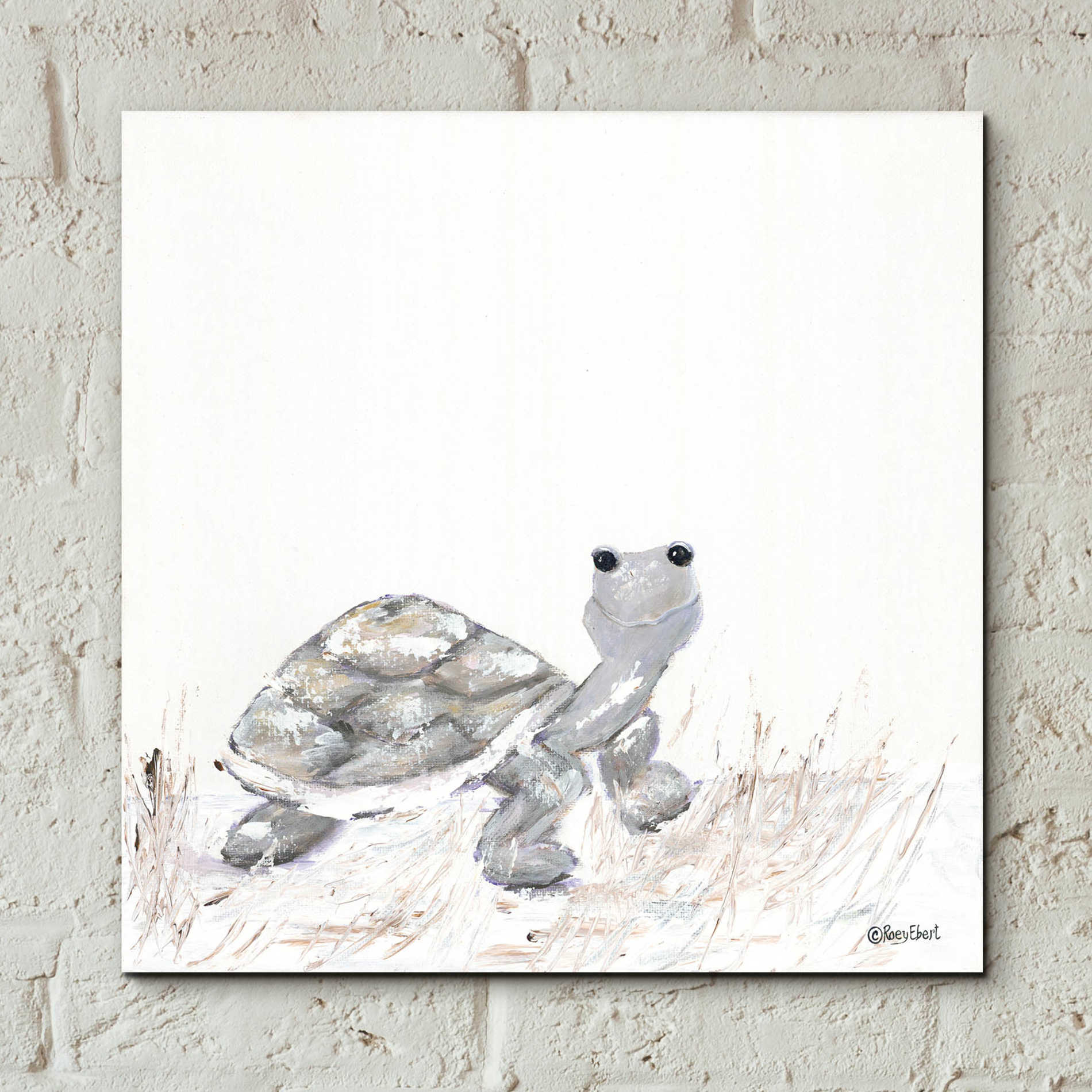 Epic Art 'Hi Little One' by Roey Ebert, Acrylic Glass Wall Art,12x12