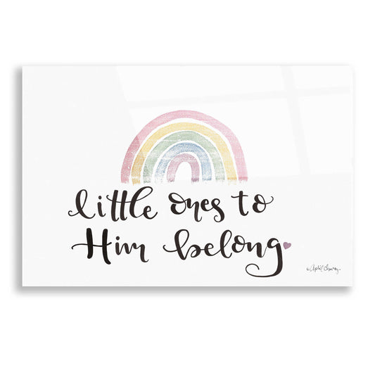 Epic Art 'Little ones to Him Belong' by April Chavez, Acrylic Glass Wall Art