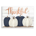 Epic Art 'Thankful Pumpkins 2' by Sara Baker, Acrylic Glass Wall Art