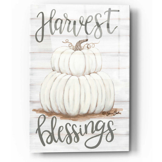 Epic Art 'Harvest Blessings' by Sara Baker, Acrylic Glass Wall Art