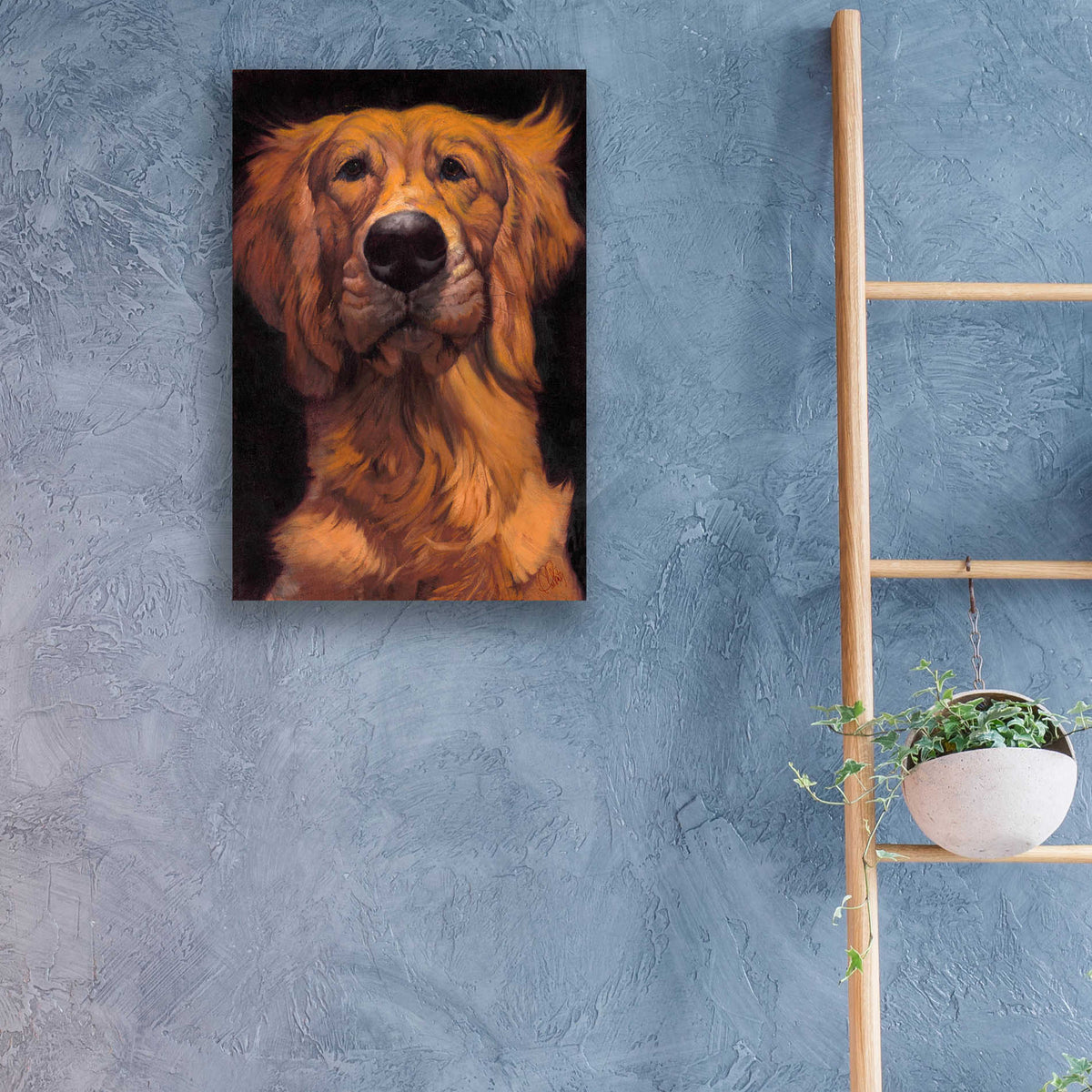 Epic Art 'Golden' by Thomas Fluharty, Acrylic Glass Wall Art,16x24