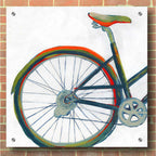 Epic Art 'Bicycle Diptych I' by Grace Popp, Acrylic Glass Wall Art,36x36