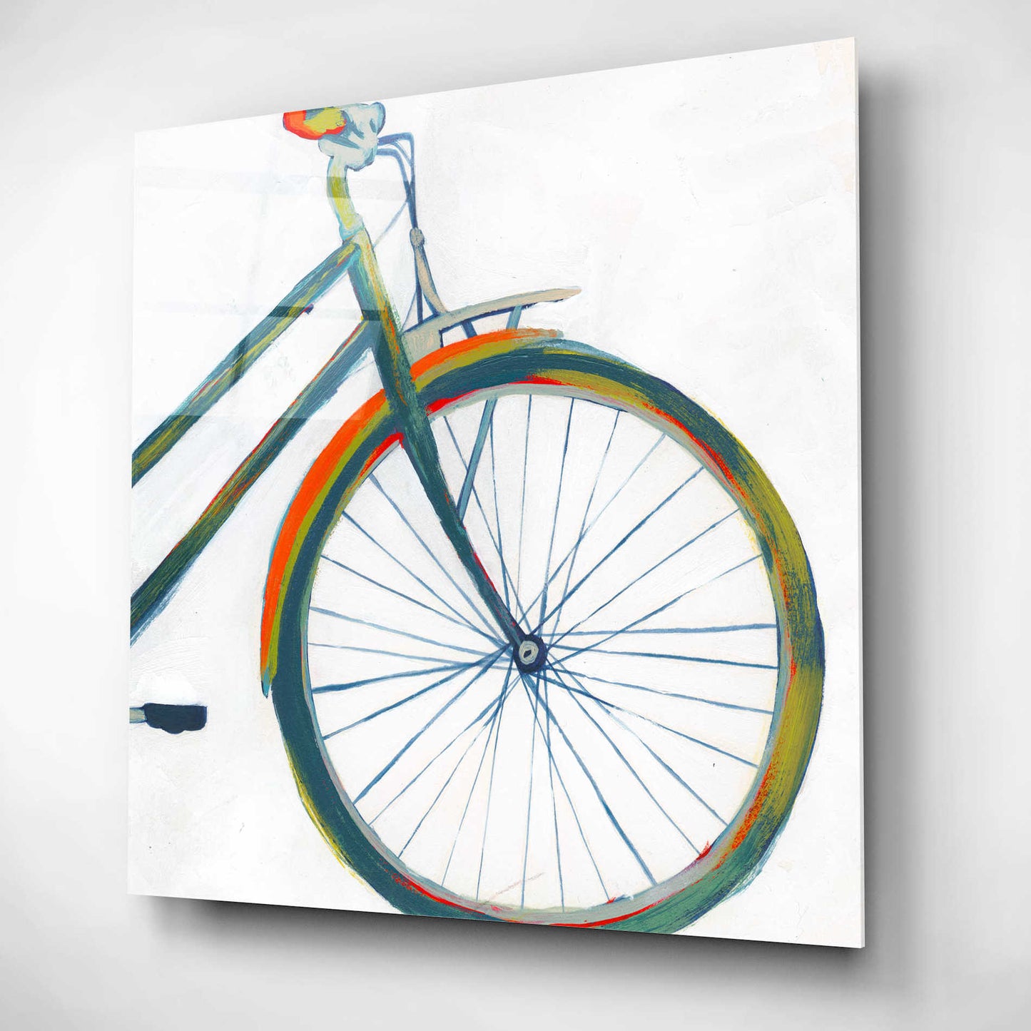 Epic Art 'Bicycle Diptych II' by Grace Popp, Acrylic Glass Wall Art,12x12