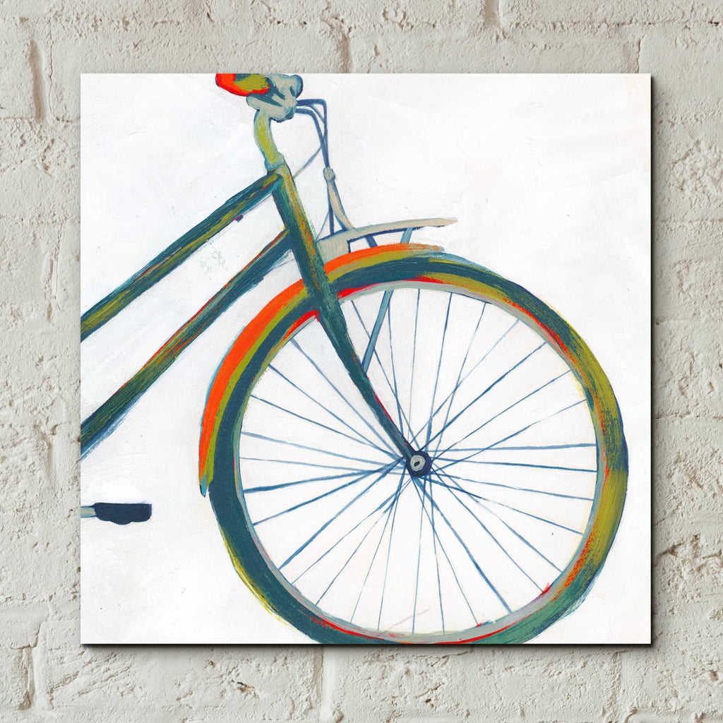 Epic Art 'Bicycle Diptych II' by Grace Popp, Acrylic Glass Wall Art,12x12