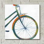 Epic Art 'Bicycle Diptych II' by Grace Popp, Acrylic Glass Wall Art,12x12