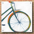 Epic Art 'Bicycle Diptych II' by Grace Popp, Acrylic Glass Wall Art,36x36
